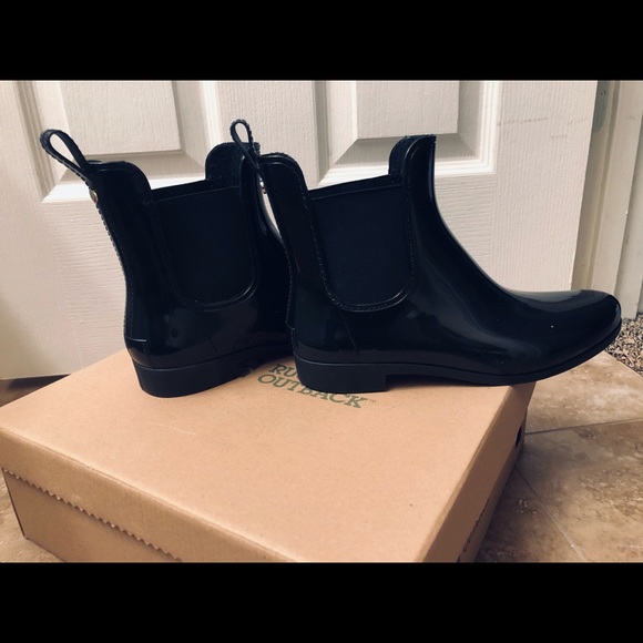 BLACK RAIN BOOTS!!! Size 8 - Picture 6 of 11